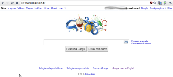 Google comemora o seu aniversário!