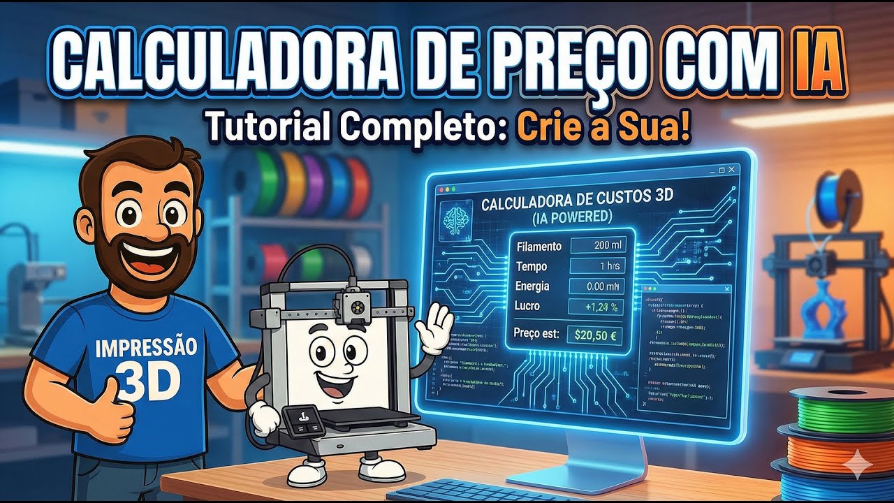 Código Calculadora Impressão 3D feita no Gemini