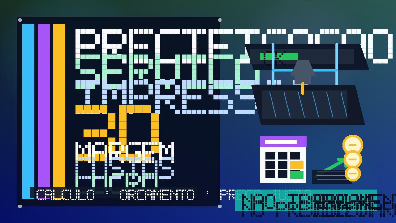 Thumbnail com impressora 3D, calculadora e gráfico de lucro para ilustrar precificação de serviço de impressão 3D